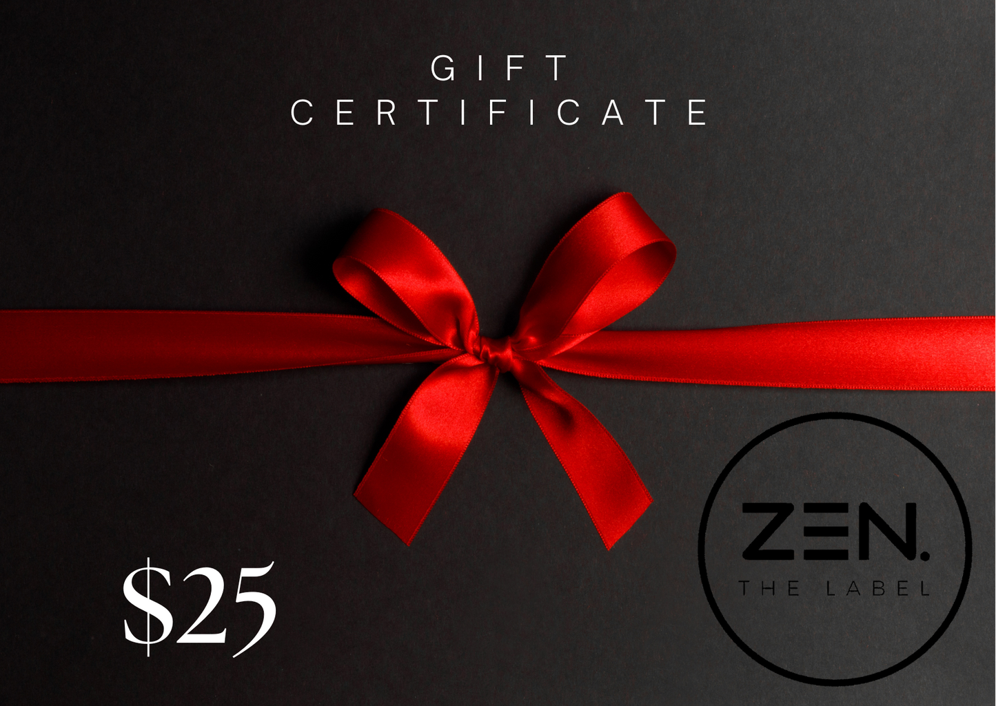Zen. The Label Gift Card