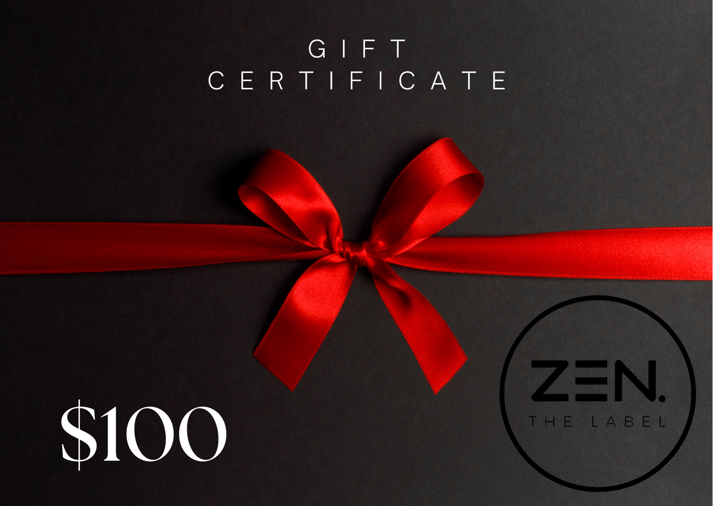 Zen. The Label Gift Card